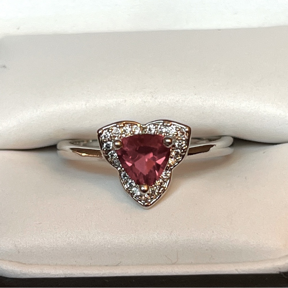 Ruby Halo Ring - Picture 7 of 8